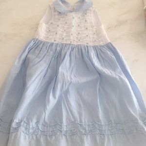 NWOT Anavini Girls Light Blue Formal Summer Dress-Size Small